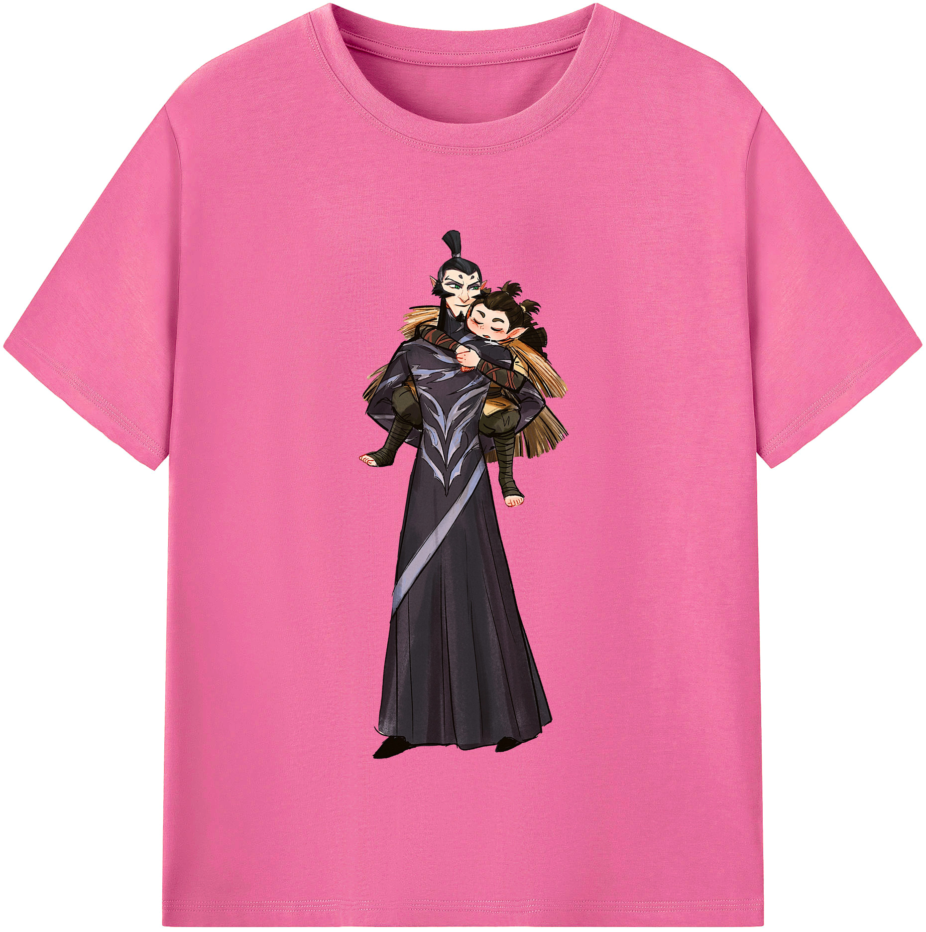 （画像用） Ne Zha 2 ナタ 魔童の大暴れ レディースカジュアルプリントTシャツ（綿100％）
